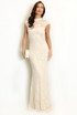 Sheer Floral Embellished Maxi Dress