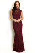 Sheer Floral Embellished Maxi Dress