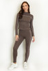 Contrast Piping Active Gym Set