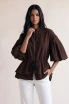 Balloon Sleeve Peplum Jacket