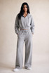 New York Slogan Hooded Sweatshirt And Jogger Set