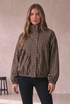 Plaid Bomber Jacket
