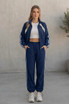 Stripes Detail Zipper Tracksuit