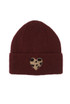 Leopard Heart Knitted Beanie Hat