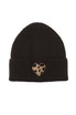 Leopard Heart Knitted Beanie Hat