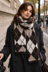 Argyle Knitted Scarf