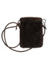 Faux Fur Cross Body Pouch Bag