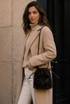Faux Fur Cross Body Pouch Bag