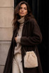 Faux Fur Cross Body Pouch Bag