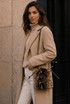 Faux Fur Cross Body Pouch Bag