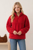 Borg Half Zip Fleece Jacket 