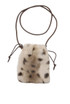 Fawn Faux Fur Cross Body Pouch Bag