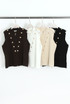 Double Button Knitted Waistcoat