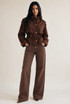 Lace Back Short Trench Coat