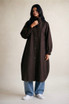 Balloon Sleeves Oversized Coat