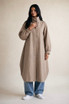 Balloon Sleeves Oversized Coat