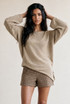 Fine Knit Jumper With Asymmetric Hem
