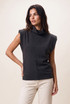 Sleeveless Turtle Neck Top