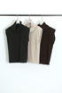 Sleeveless Turtle Neck Top
