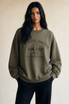 Oversized Embroidered Amour Sweatshirt
