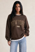 Oversized New York Applique Sweatshirt