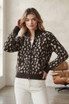 Fluffy Knit Zipper Cardigan
