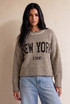 New York Striped Wool Jumper