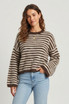 Crew Neck Striped Jumper