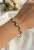 Embellished Clover Bracelet