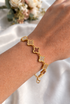 Embellished Clover Bracelet