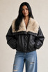 Fur Collar PU Jacket