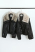 Fur Collar PU Jacket