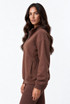 Half Zip Oversized Sweatshirt With Pockets