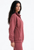Half Zip Oversized Sweatshirt With Pockets