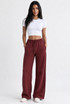 Side Pleat Wide Leg Jogger 