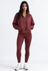 Panelled Full Zip Sweatshirt