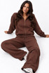 Panelled Full Zip Sweatshirt