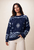 Folk Art Crew Neck Jumper