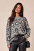Paisley Crew Neck Jumper