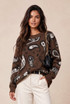 Paisley Crew Neck Jumper