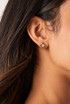 Clover Motif Stud Earrings
