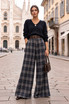 Tartan Belted Trousers