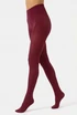 80 Denier Burgundy Tights 