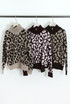Leopard Full Zip Knit Cardigan