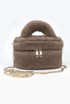 Faux Fur Vanity Handbag 
