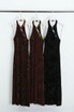 Halterneck Qipao Dress In Velvet Jacquard 