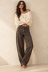 Vintage Folded Waist Barrel Jeans