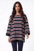 Oversized Striped Long Sleeve Top