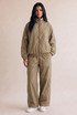 Contrast Pipping Track Jacket and Trouser Set
