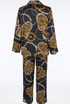 Chain Print Silk Blend Pyjama Set